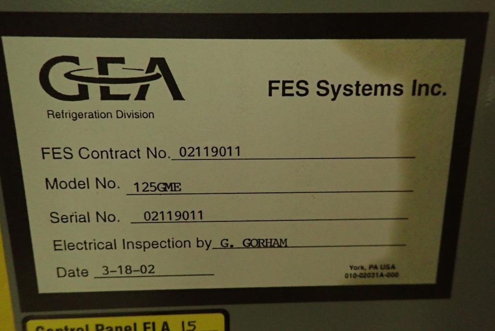 2002 Gea Fes Systems ammonia compressor - Image 19 of 19