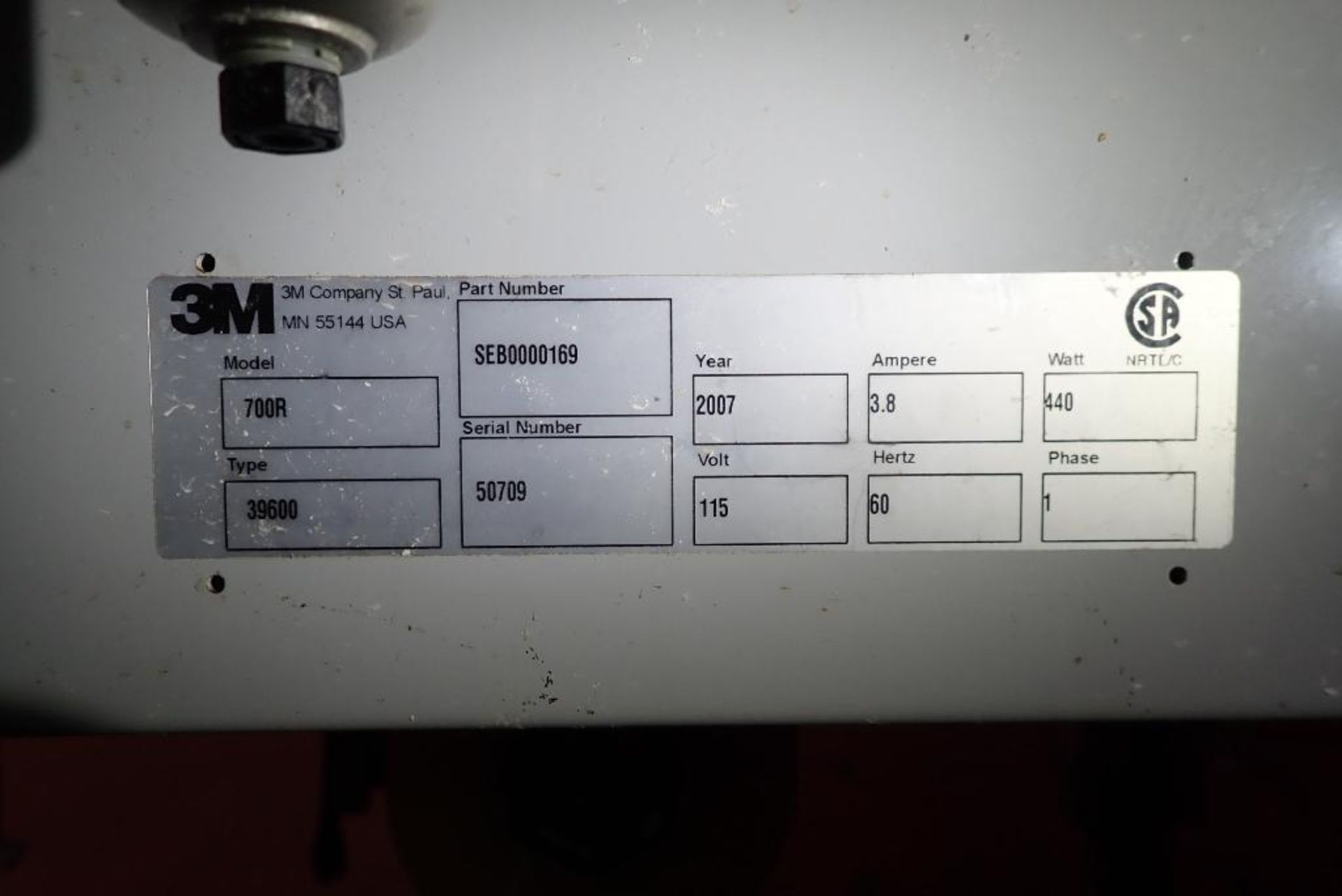 2007 3M Matic adjustable case sealer - Image 13 of 13