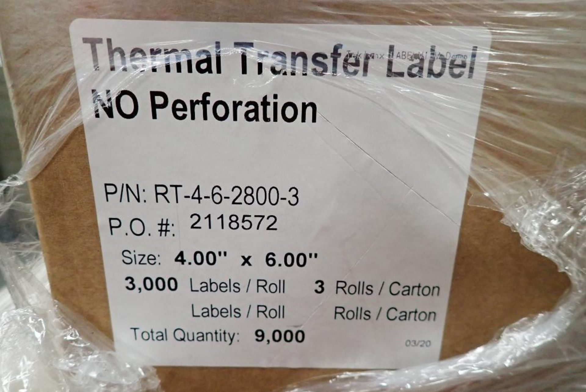 Boxes of direct thermal labels - Image 3 of 3