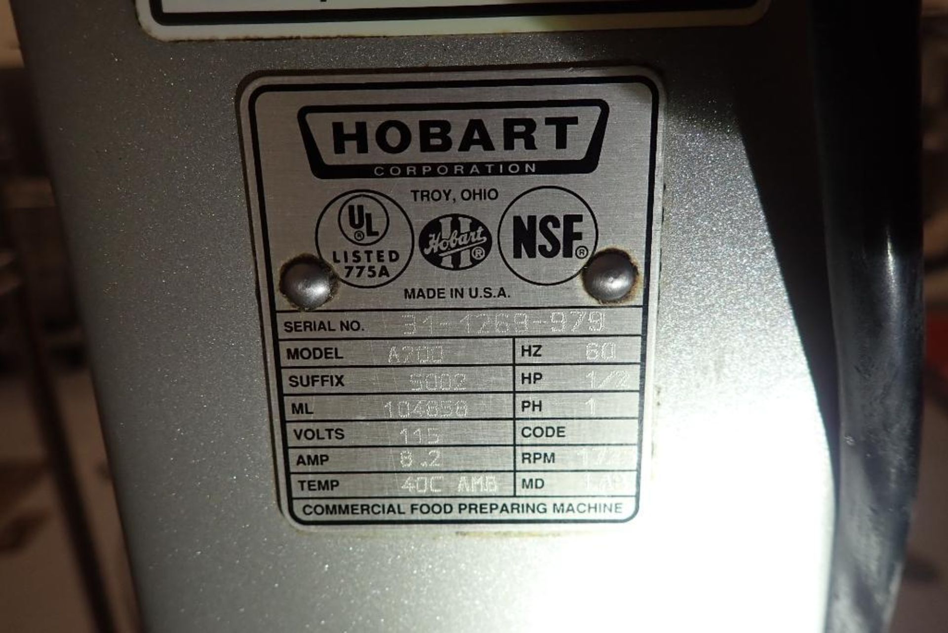 Hobart 20 quart mixer - Image 13 of 15