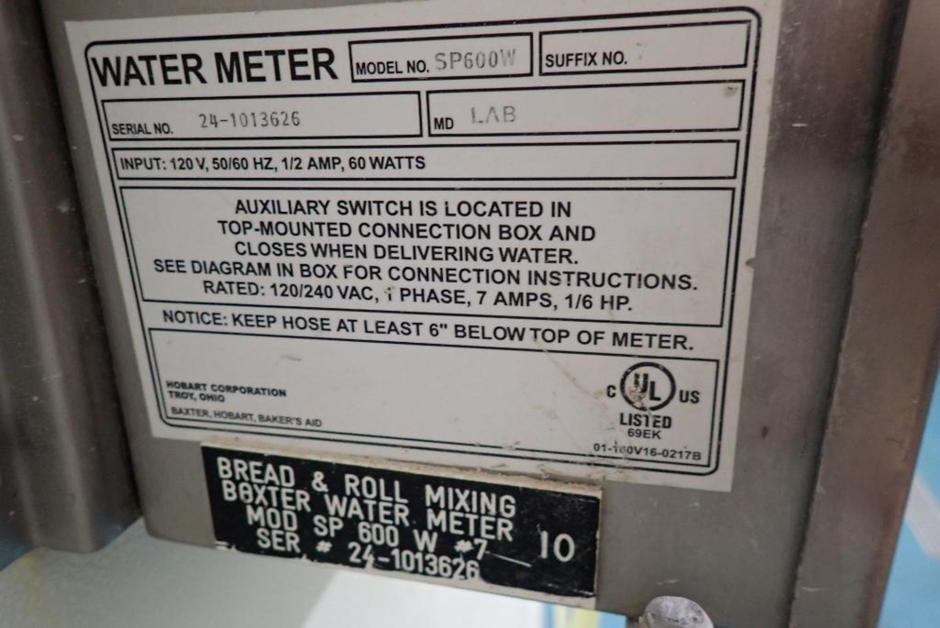 Baxter water meter - Image 5 of 5