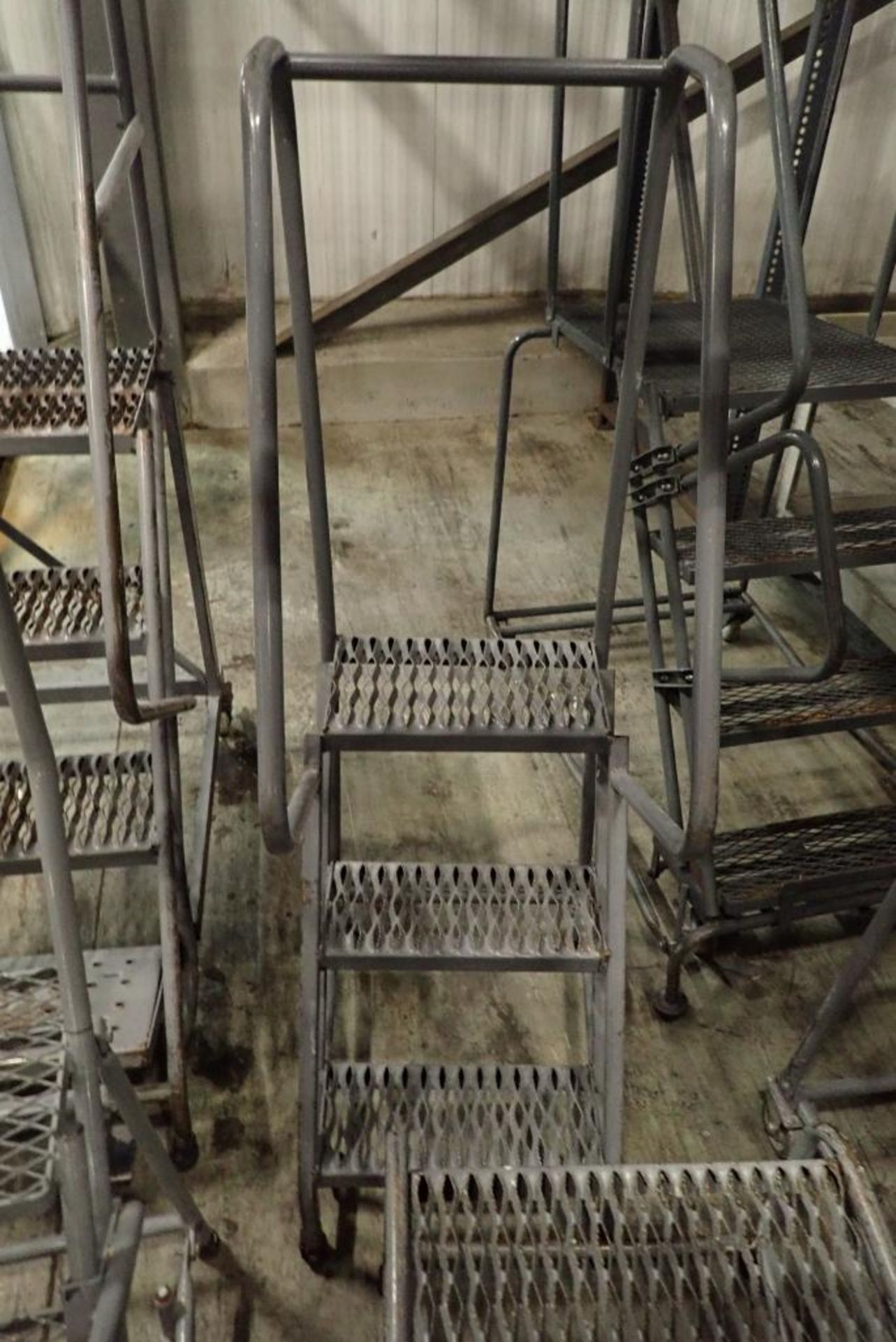 (3) assorted warehouse ladder and step stools - Image 4 of 4