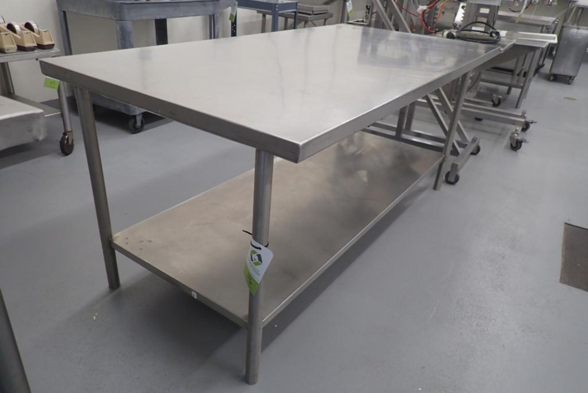 SS table 72 in. long x 36 in. wide x 32 in. tall - Image 3 of 3