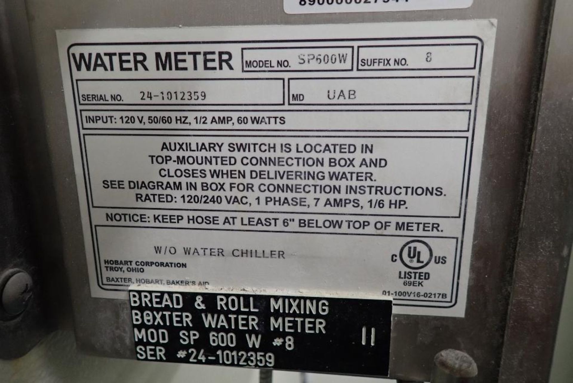 Baxter water meter - Image 5 of 5