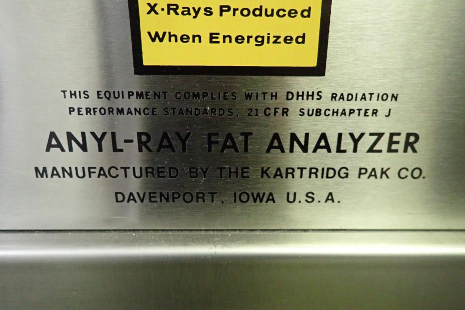 Anyl-Ray fat analyzer - Image 3 of 10