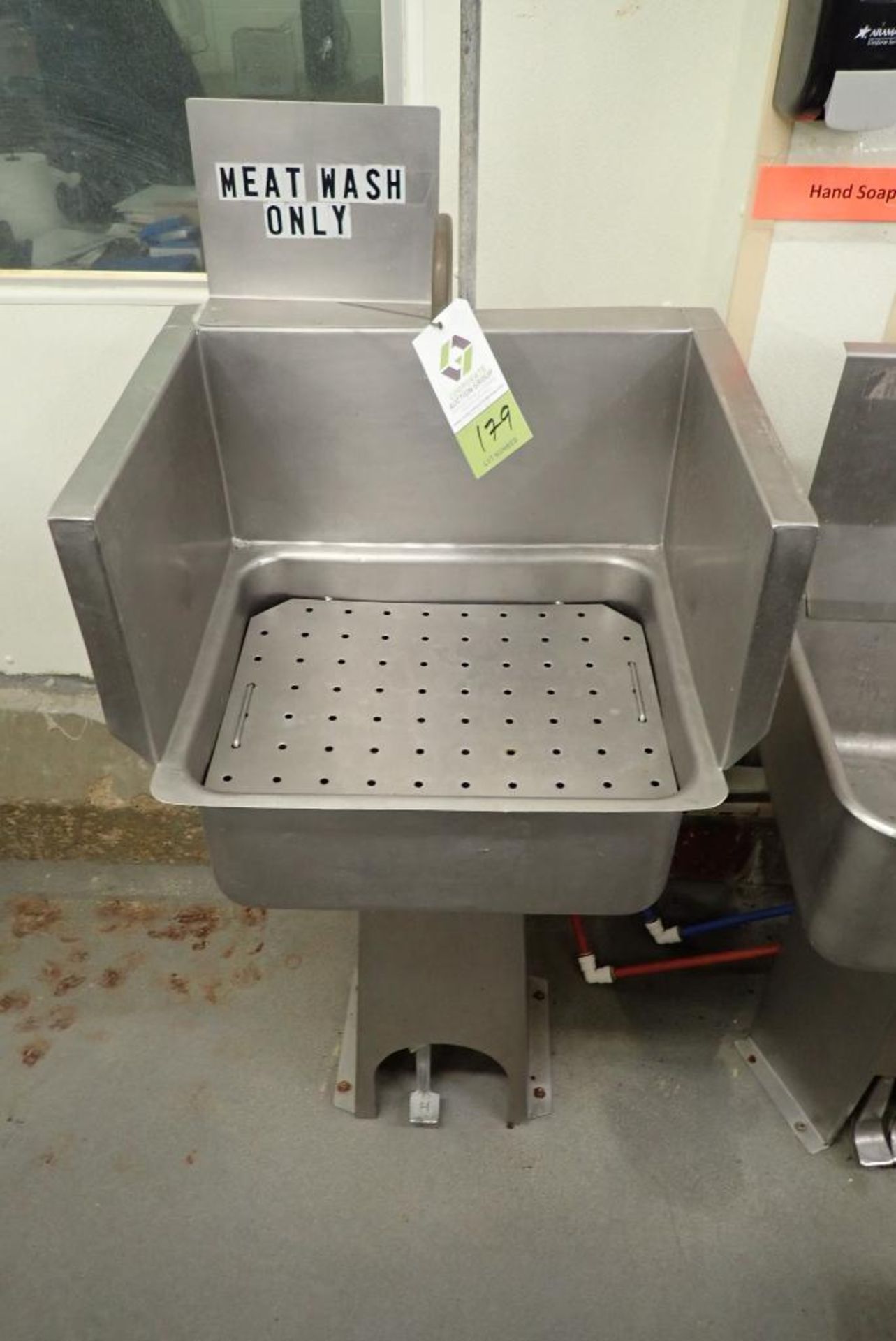 SS single bay hand wash sink