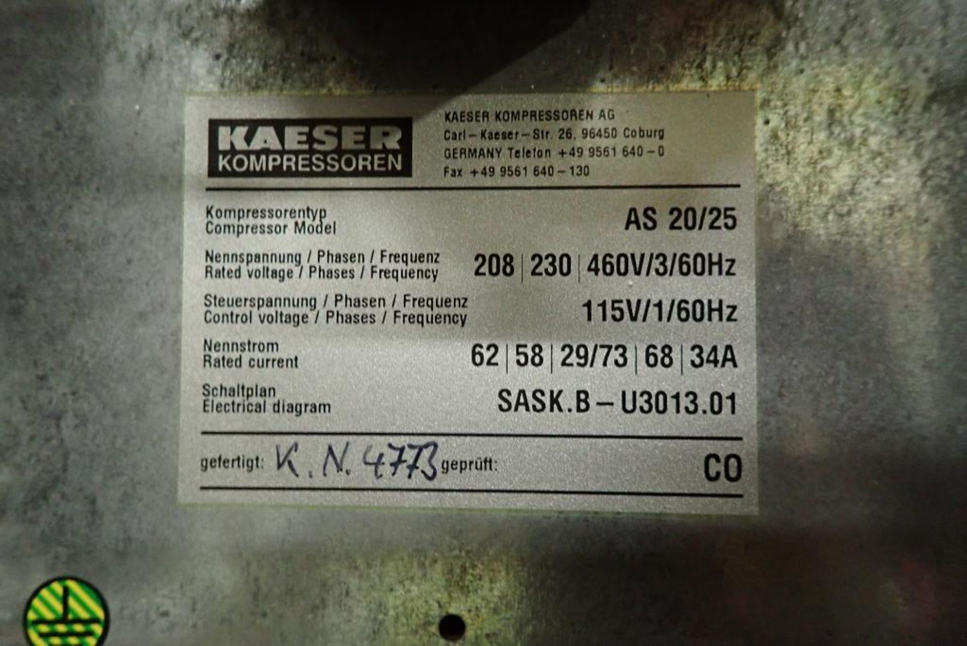 2013 Kaeser air dryer - Image 25 of 25