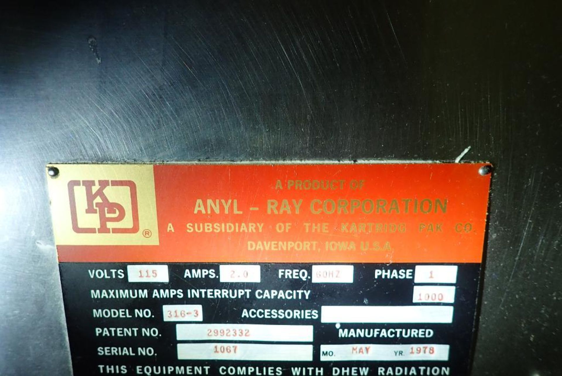 Anyl-Ray fat analyzer - Image 8 of 10