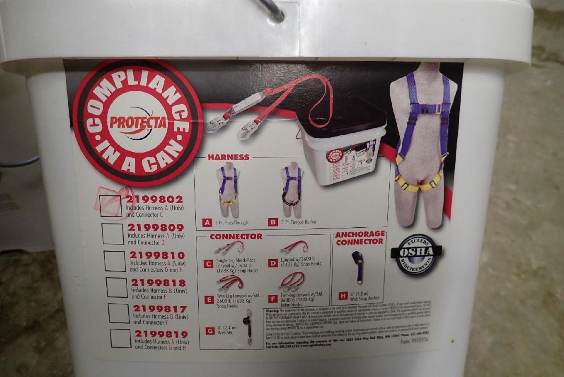 Safety harness with lanyard - Image 2 of 6