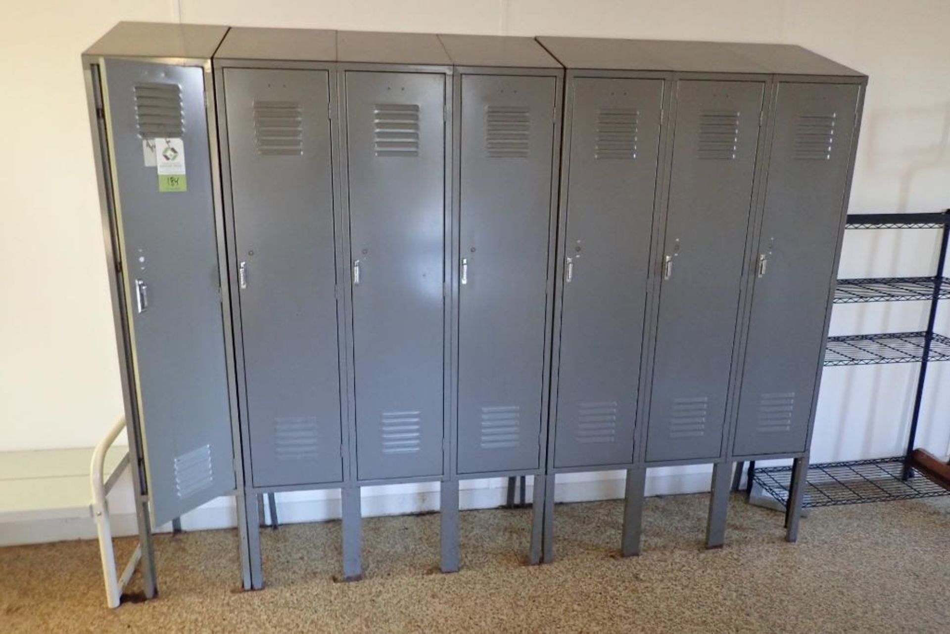 (7) mild steel lockers