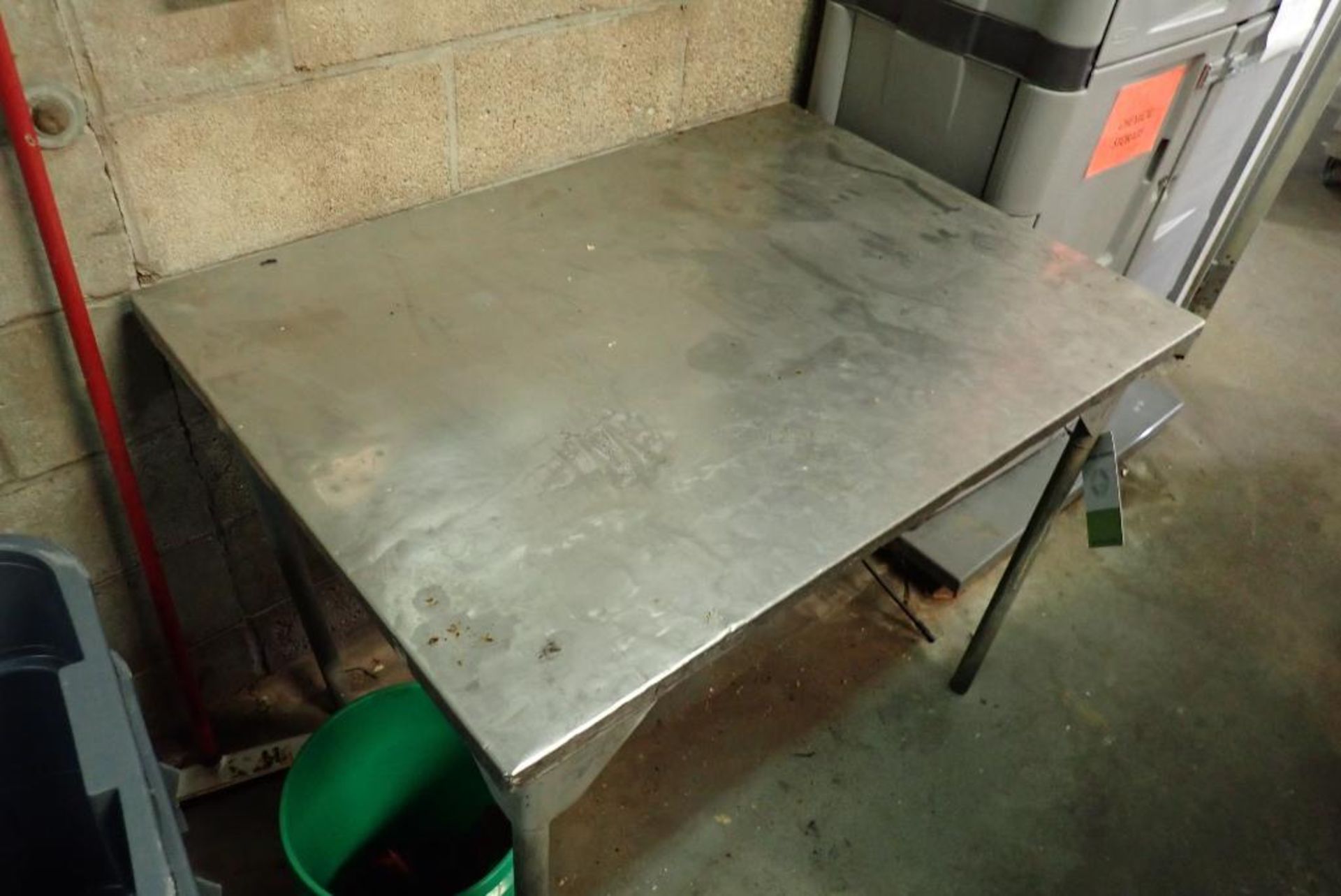 SS table 42 in. long x 30 in wide x 32 in. tall - Image 2 of 3