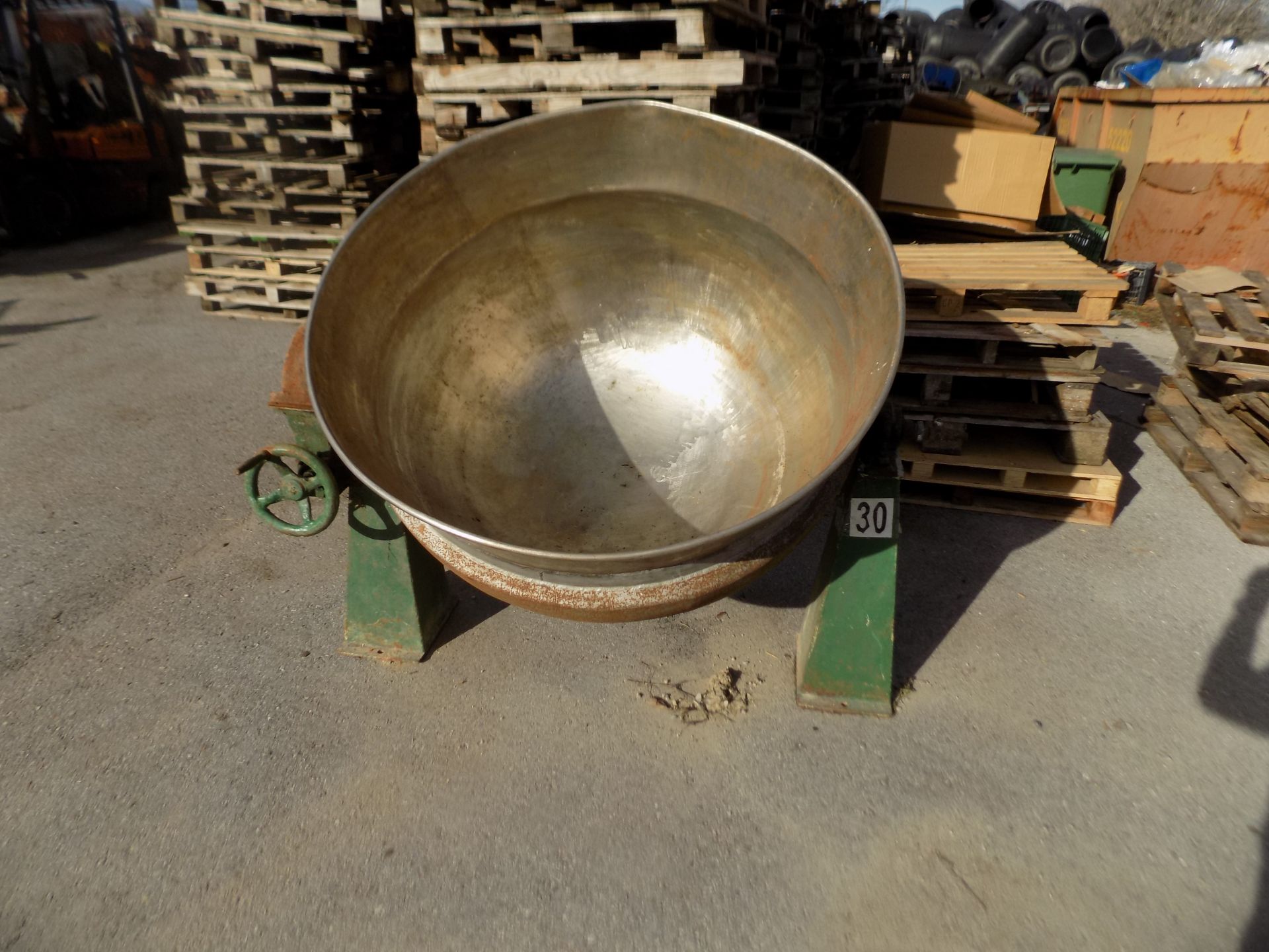 DOUBLE LAYER STEAM BOILER CAULDRON STAINLESS STEEL