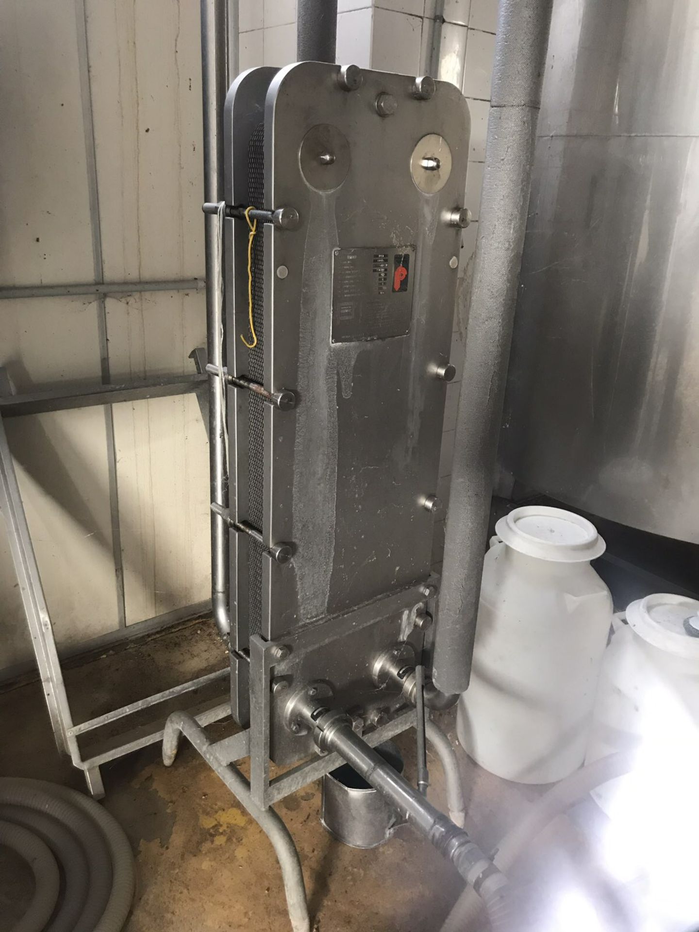 Plate Heat Exchanger 10,000 Litres - Pasilac . Location Greece