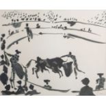 Pablo Picasso (1881-1973): Bullfighting (Corrida), print