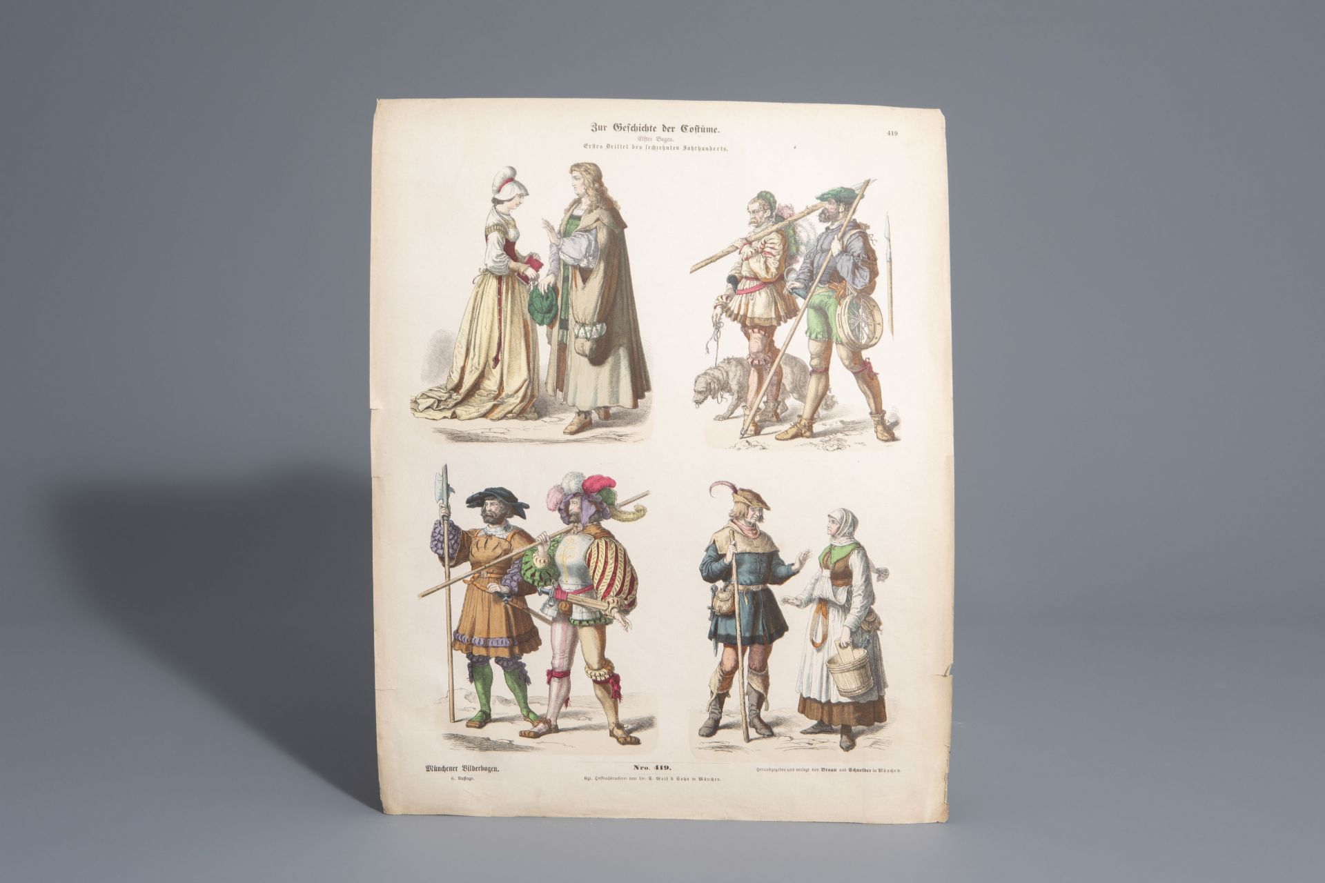 An extensive lot of graphics (including militaria, costumes, interiors, etc.) & books, 19th/20th C. - Image 8 of 14