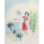 Marc Chagall (1887-1985): 'Le Baie des Anges', lithograph in colours, 1970