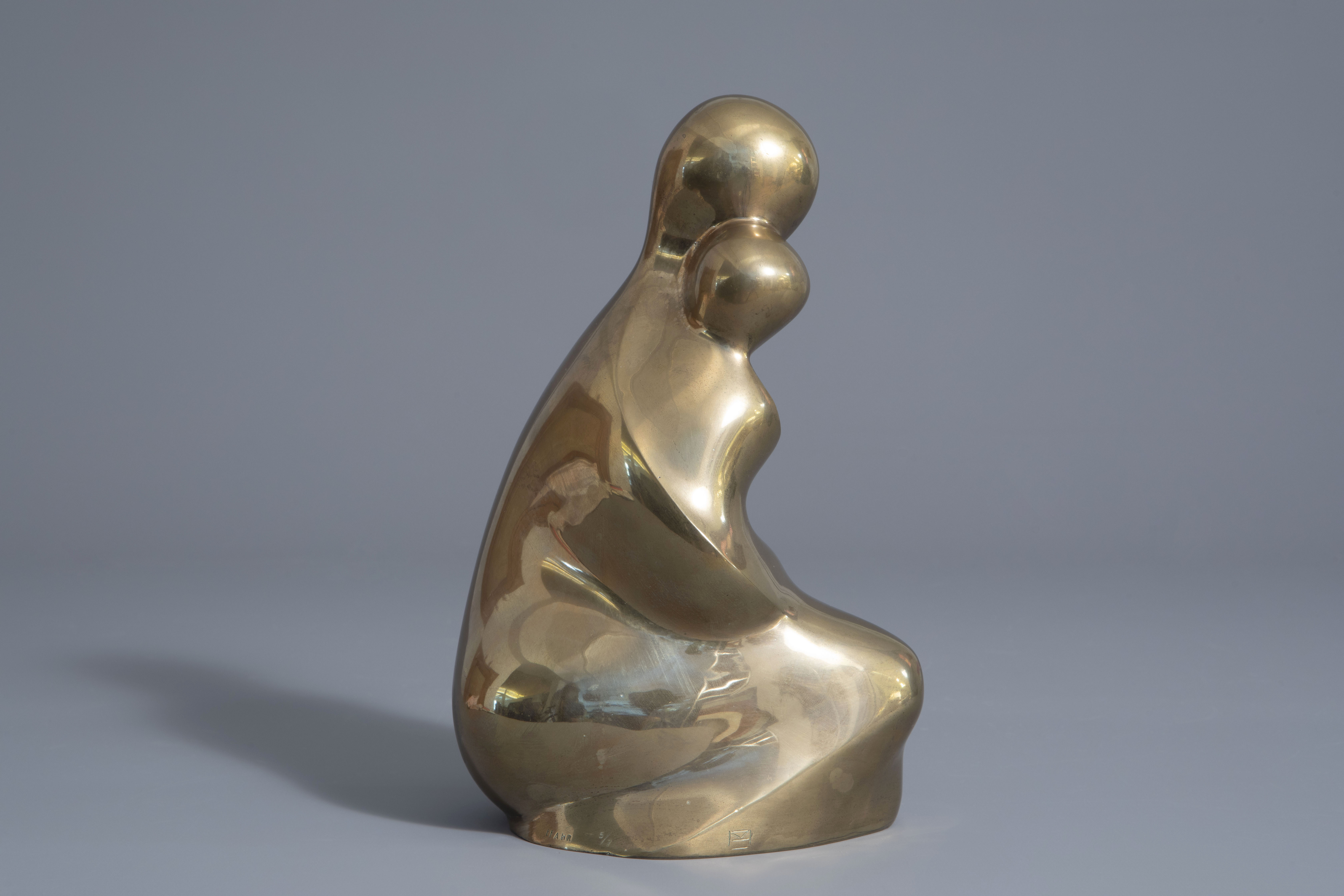 Michel Beck (1928): Mother and child, bronze, ed. 5/7 - Image 3 of 9
