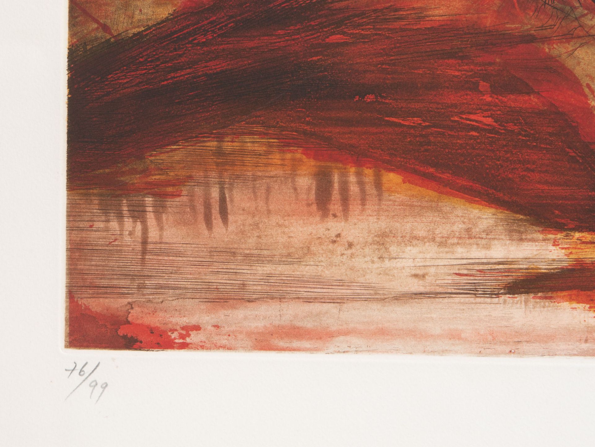 Zao Wou-Ki (1921-2013): Untitled, etching and aquatint, dated (19)71, with accompanying literature - Image 4 of 5