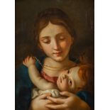 Italian school, Carlo Cignani (1628-1719): Madonna of the Rosary, oil on canvas, 17th C.