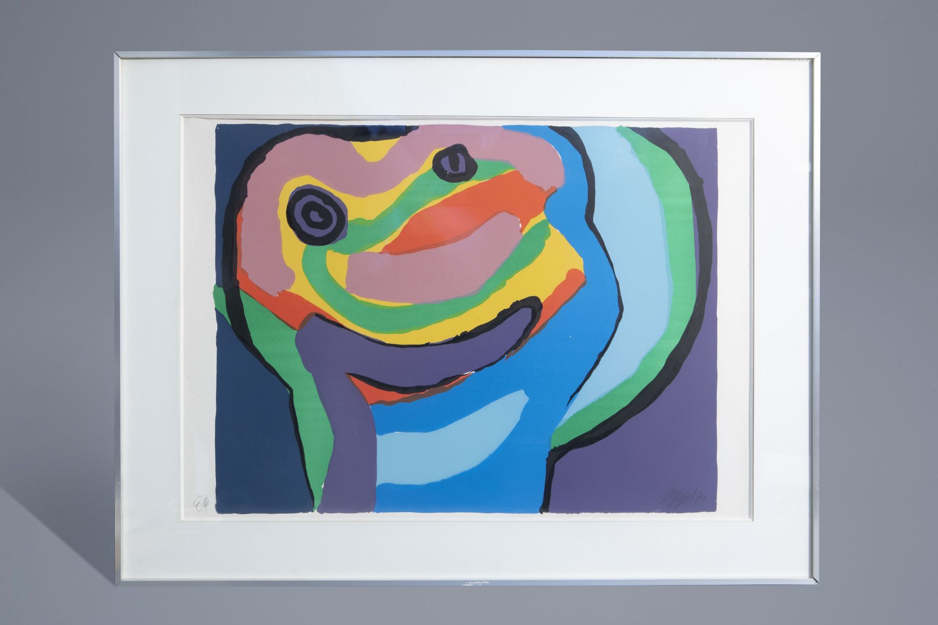 Karel Appel (1921-2006): Untitled, lithograph in colours, E.A., dated (19)70 - Image 2 of 6