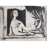 Pablo Picasso (1881-1973): 'Les deux femmes nues' (Two nude women), lithograph, state 7, 30/12/'45