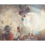 Militch de Matchva (1934-2000/4): The alchemist, oil on canvas marouflated on board, dated 1984