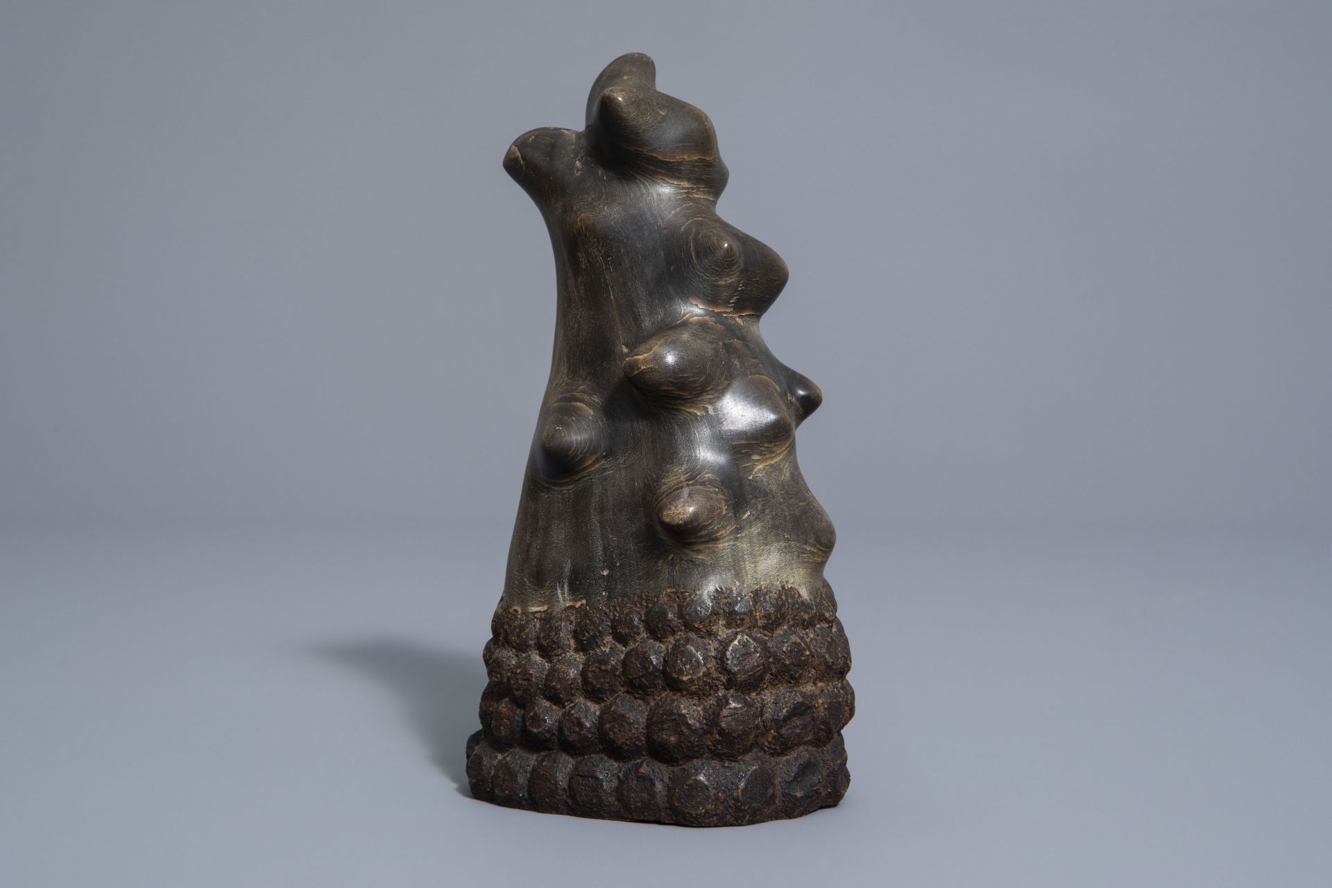 A Sng t giac or scholar's object in polished rhinoceros horn, Vietnam, 19th/20th C. - Image 2 of 7