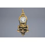 French gilt bronze tortoise & brass marquetry Boulle cartel clock, Cailliard ˆ Paris, 18th/19th C.