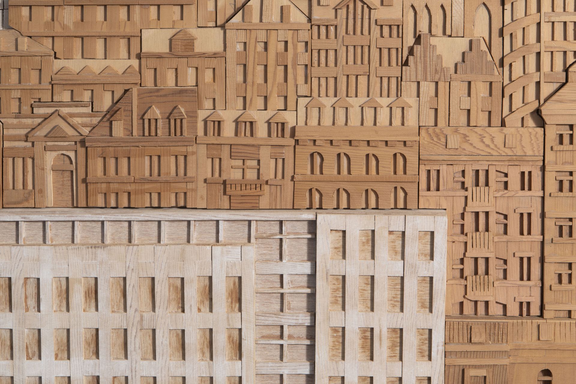 Yves Bosquet (1939): City life, polychrome painted wood sculpture, with accompanying monograph - Image 8 of 14