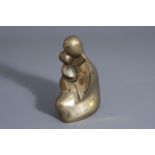 Michel Beck (1928): Mother and child, bronze, ed. 5/7