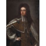 English school, after Godfrey Kneller: Portrait of King William III, oil on canvas, 18th C.