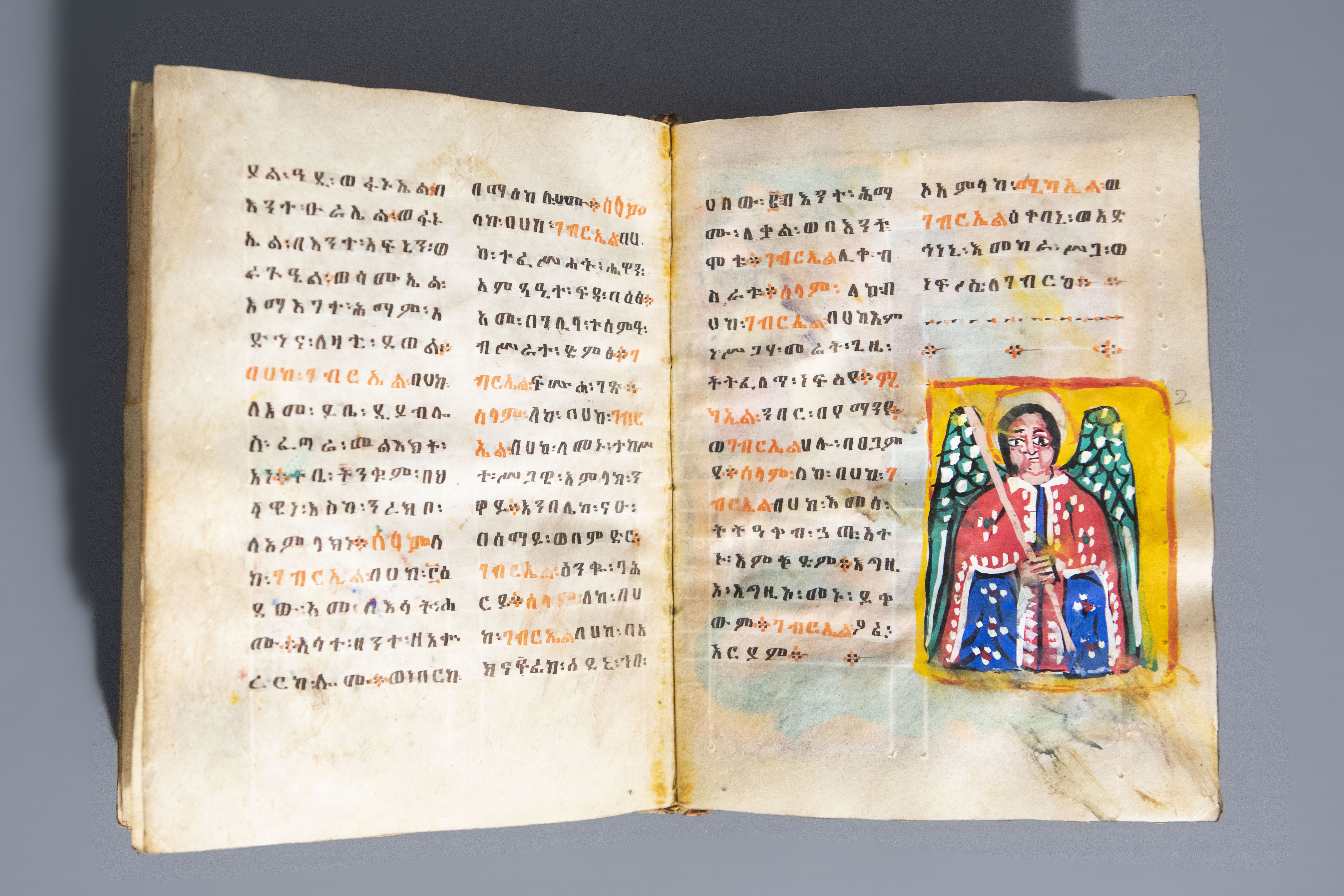 An Ethiopian illuminated manuscript, presumably Ge'ez, 19th/20th C. - Image 6 of 7
