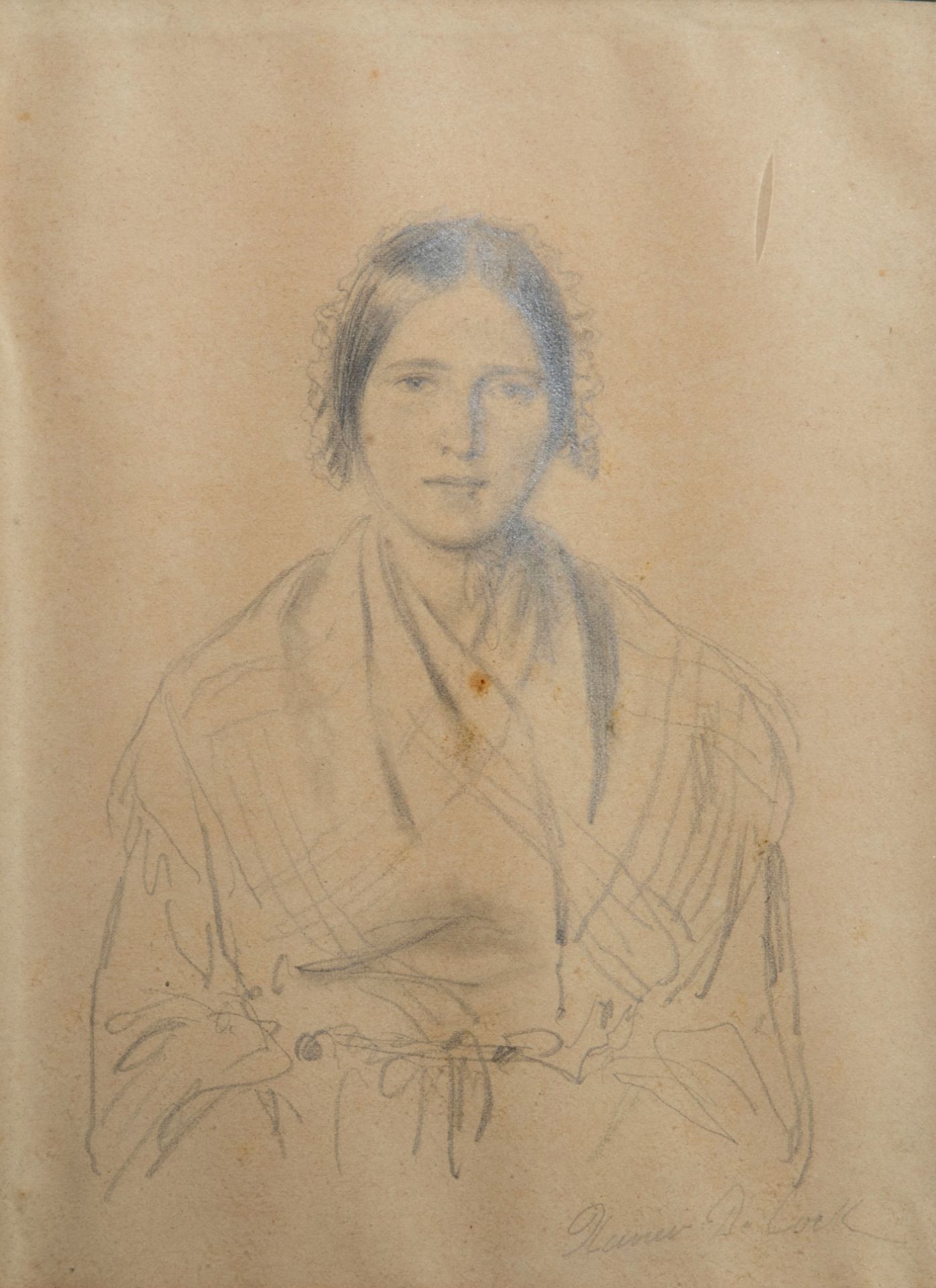 ThŽodore-Joseph Canneel (1817-1892): The painter at work, 1842 & Xavier De Cock (1818-1896): A lady - Bild 4 aus 6