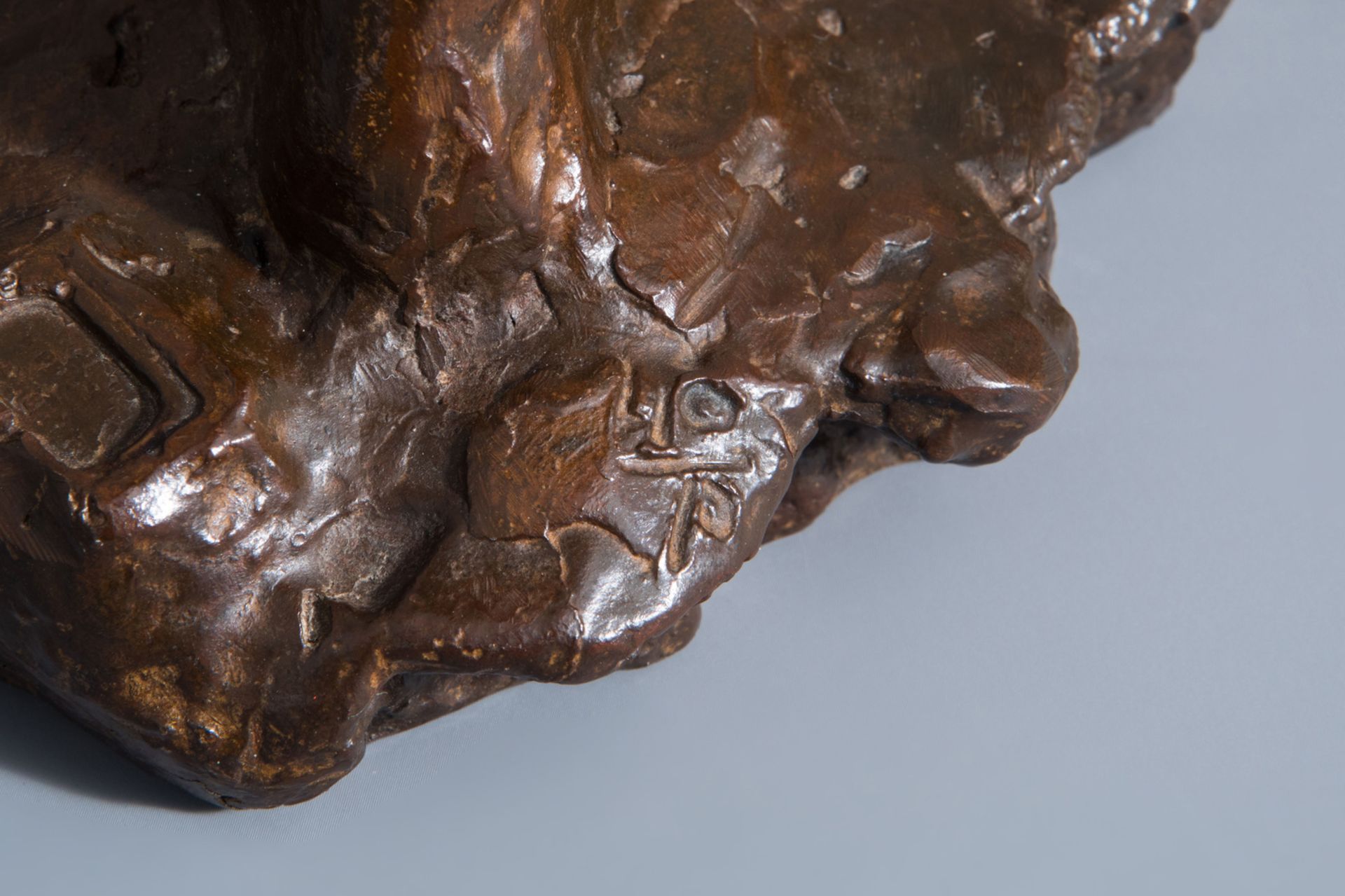 Edgar Degas (1834-1917): 'Danseuse regardant la plante de son pied droit', patinated bronze - Image 7 of 10