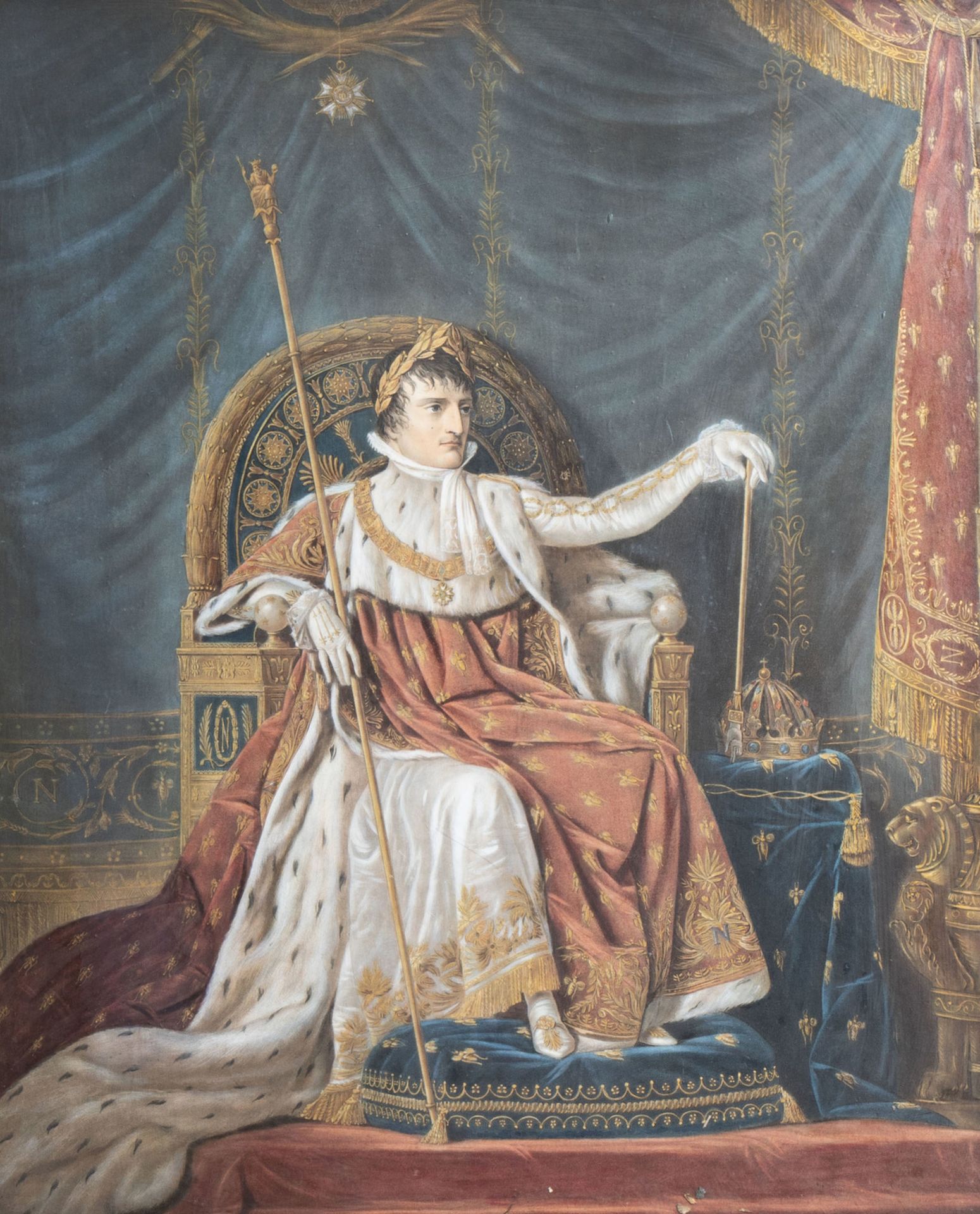 Pierre Michel Alix (1762-1827) after A.S. Garnerey: 'Napoleon 1er Empereur des Franais', etching in