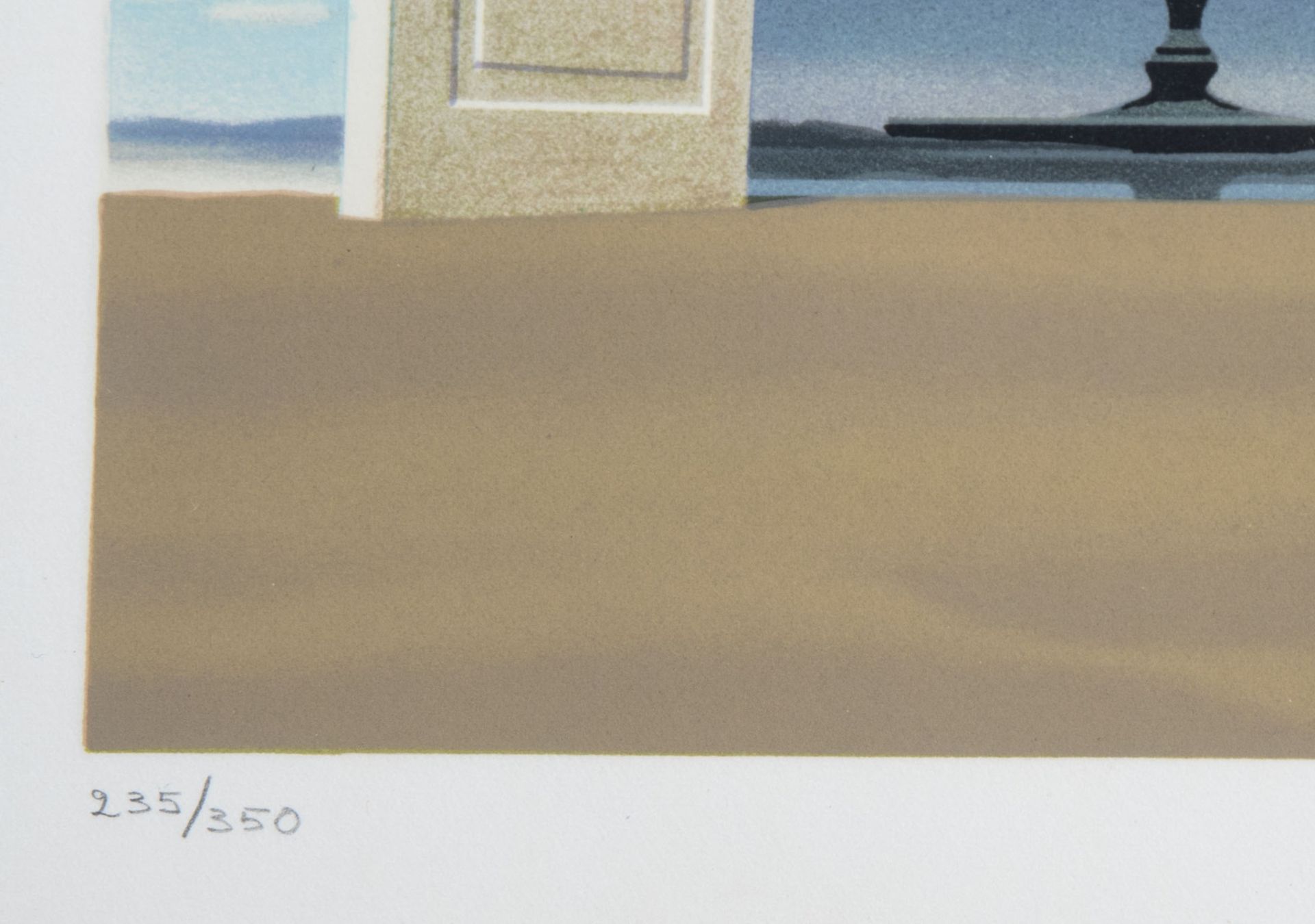 RenŽ Magritte (1898-1967, after):Ê 'Une porte s'ouvre sur...', litho in colours, ed. 235/350, [1968] - Image 4 of 7