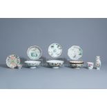 A varied collection of Chinese famille rose porcelain, 18th C. and later