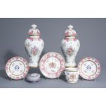 A collection of Samson Chinese armorial and famille rose style porcelain, Paris, 19th/20th C.