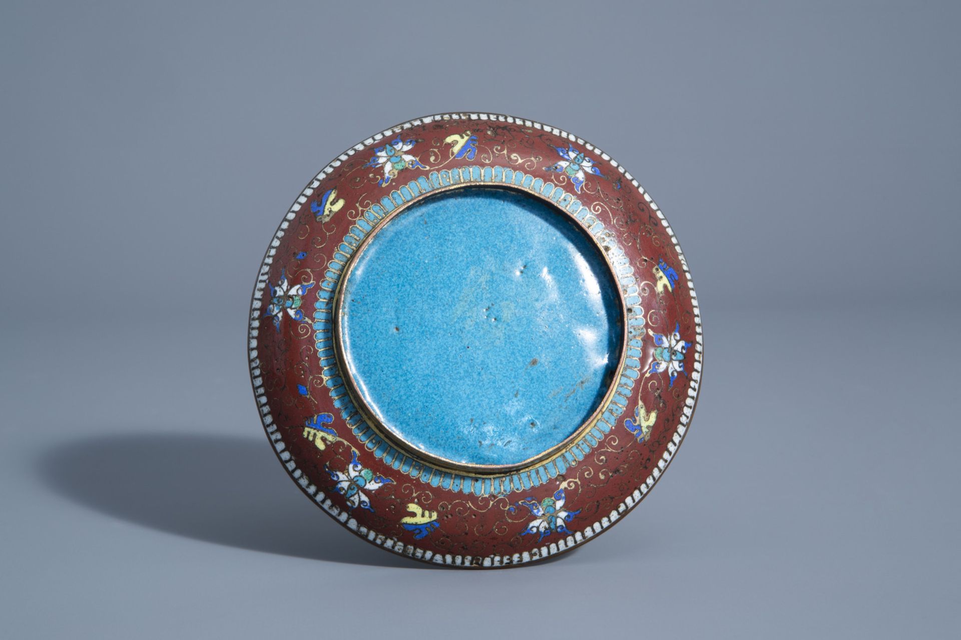 A varied collection of Chinese cloisonnŽ and enamel wares, 19th/20th C. - Bild 9 aus 15