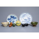 A varied collection of Chinese, Japanese, European and Islamic ceramics, 19th/20th C.