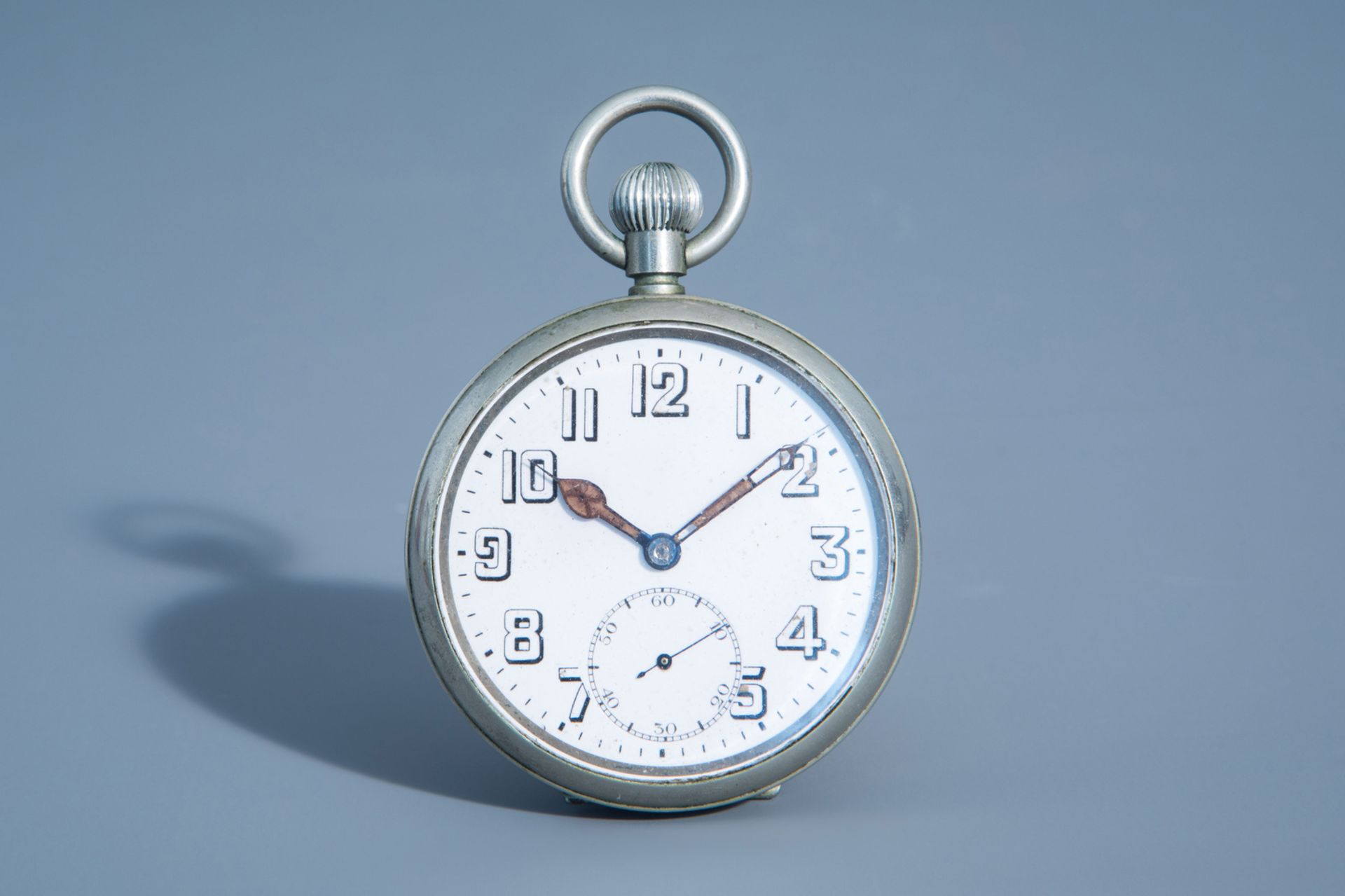 A wooden Gothic revival chapel shaped watch holder and a Ressurection of Christ, Holland, 19th/20th - Image 12 of 13