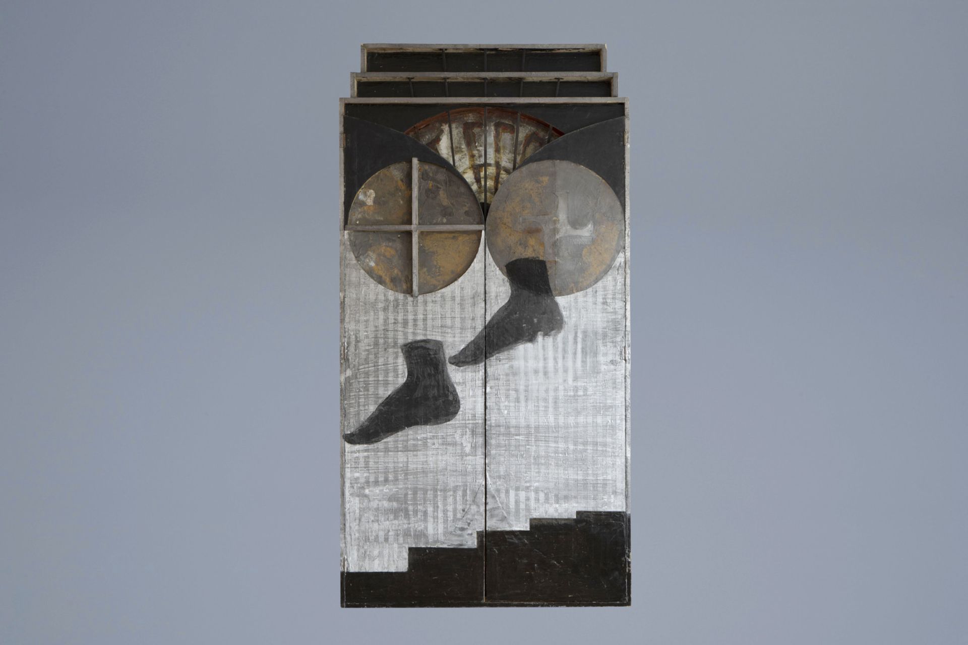 Bruno Ceccobelli (1952): 'Sassinoro', mixed media, dated 1988 - Image 2 of 3