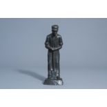 Geo Vindevogel (1923-1977): Resignation, patinated bronze