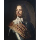 Dutch school, attributed to Gerard van Honthorst (1592-1656): Portrait of a nobleman in armor, oil o