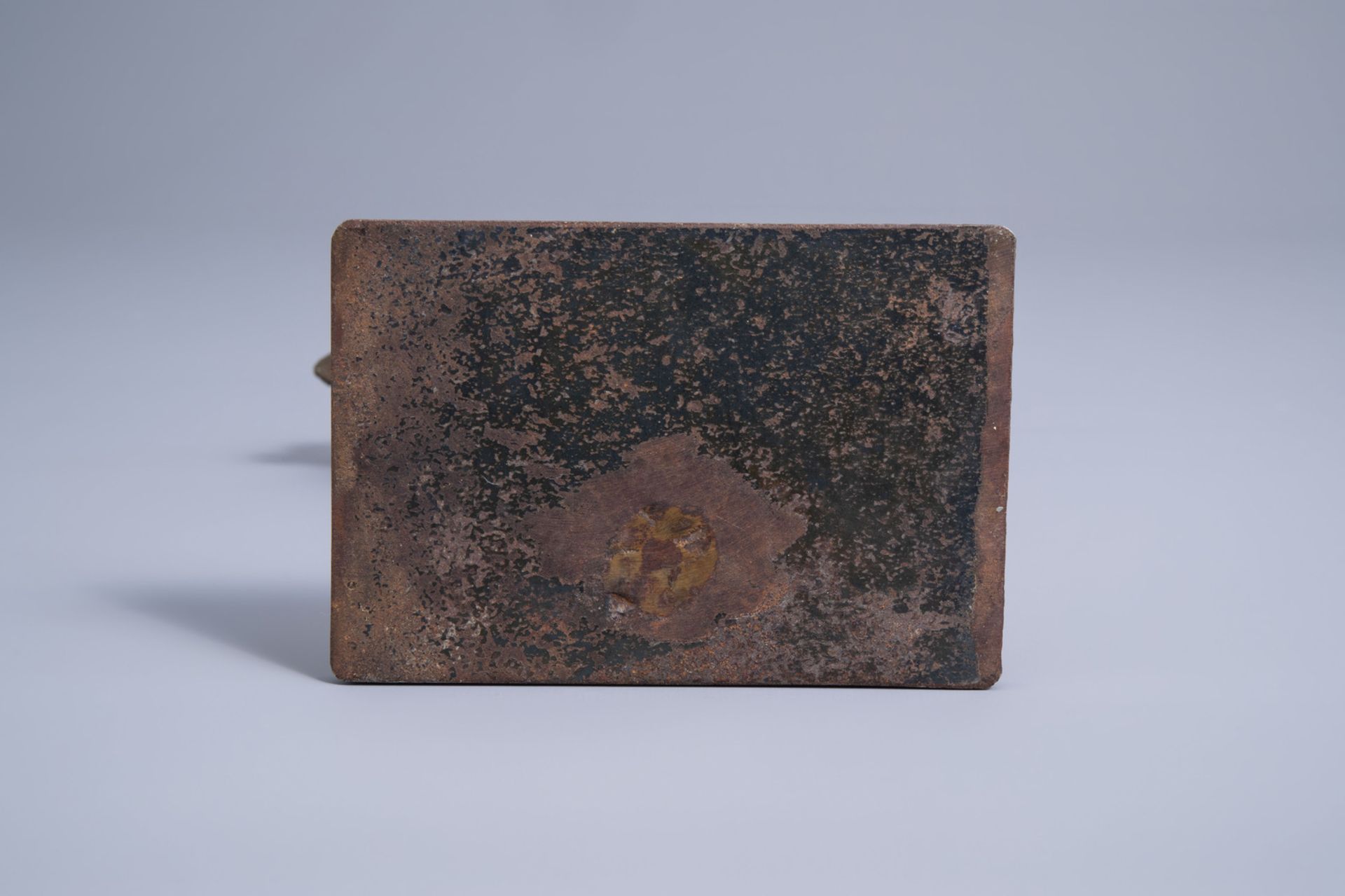 Patrick Chappert-Gaujal (1959): Untitled, polychrome patinated bronze, dated 2001 - Image 7 of 8