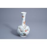 A Chinese fencai vase with blossoming branches, Yongzheng mark, 19th/20th C.