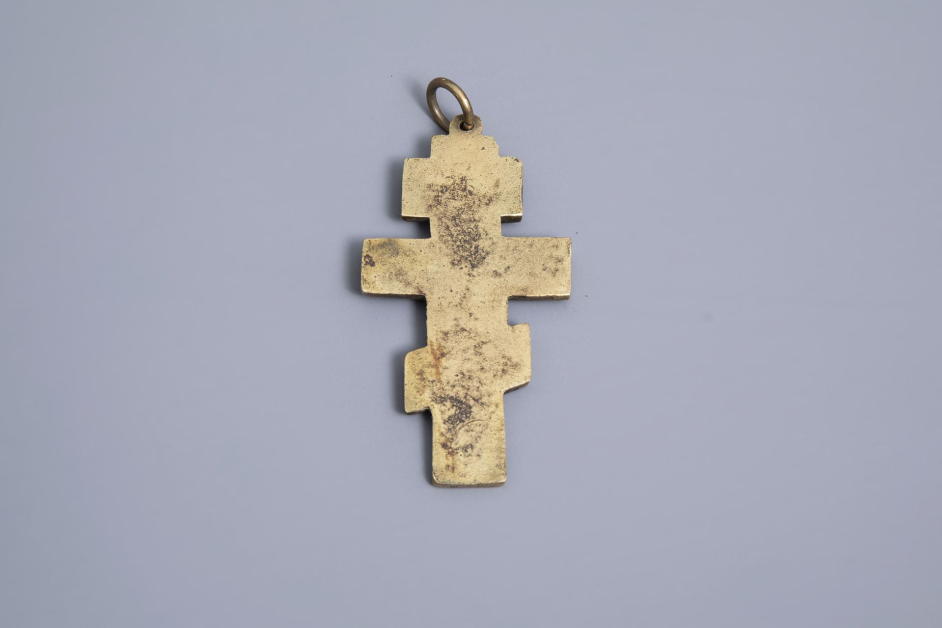 A varied collection of partly silver religious necklaces and crosses, various origins, 19th/20th C. - Image 4 of 12