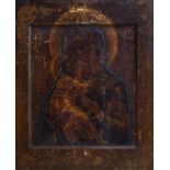 A Russian 'Mother of God' icon, 19th/20th C.