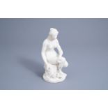 French school: Venus of the doves, marble, 19th C.