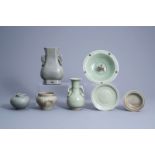 A group of celadon glazed wares, China, Thailand and Vietnam, 16th C. and later